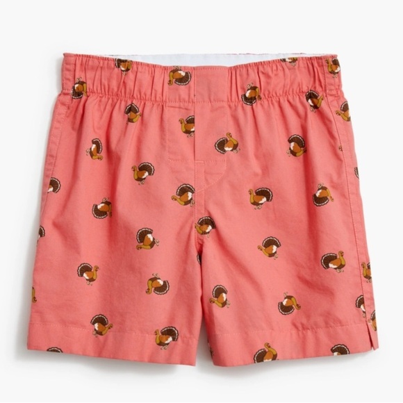 NWOT j crew woven boxers turkeys - Picture 1 of 3